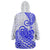 Polynesian Wearable Blanket Hoodie Tribal Tattoo Blue Screen Color LT9 - Polynesian Pride