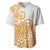 Polynesian Baseball Jersey Tribal Tattoo Gold Screen Color LT9 - Polynesian Pride