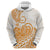 Polynesian Hoodie Tribal Tattoo Gold Screen Color LT9 - Polynesian Pride