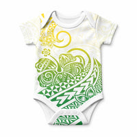 Polynesia Tribal Tattoo Gradient 01 Screen Color Baby Onesie LT9 Gradient - Polynesian Pride
