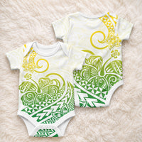 Polynesia Tribal Tattoo Gradient 01 Screen Color Baby Onesie LT9 - Polynesian Pride