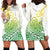 Polynesian Hoodie Dress Tribal Tattoo Gradient 01 Screen Color LT9 Gradient - Polynesian Pride