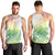 Polynesian Men Tank Top Tribal Tattoo Gradient 02 Screen Color LT9 - Polynesian Pride