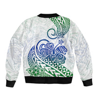 Polynesian Bomber Jacket Tribal Tattoo Gradient 03 Screen Color LT9 - Polynesian Pride