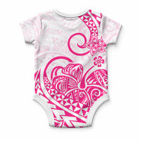 Polynesia Tribal Tattoo Pink Screen Color Baby Onesie LT9 - Polynesian Pride