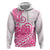 Polynesian Hoodie Tribal Tattoo Pink Screen Color LT9 - Polynesian Pride