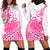 Polynesian Hoodie Dress Tribal Tattoo Pink Screen Color LT9 Pink - Polynesian Pride