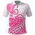 Polynesian Polo Shirt Tribal Tattoo Pink Screen Color LT9 Pink - Polynesian Pride