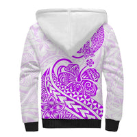Polynesian Sherpa Hoodie Tribal Tattoo Purple Screen Color LT9 - Polynesian Pride
