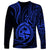 Polynesian Pride Guam Long Sleeve Shirt With Polynesian Tribal Tattoo and Coat of Arms Blue Version LT9 - Polynesian Pride