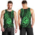 Polynesian Pride Guam Men Tank Top With Polynesian Tribal Tattoo and Coat of Arms Green Version LT9 - Polynesian Pride