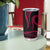 Polynesian Guam Coat of Arms Tumbler Cup Polynesian Tribal Tattoo Pink Version