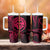 Polynesian Guam Coat of Arms Tumbler With Handle Polynesian Tribal Tattoo Pink Version