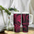 Polynesian Guam Coat of Arms Tumbler With Handle Polynesian Tribal Tattoo Pink Version