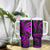 Polynesian Guam Coat of Arms Tumbler With Handle Polynesian Tribal Tattoo Purple Version