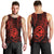 Polynesian Pride Guam Men Tank Top With Polynesian Tribal Tattoo and Coat of Arms Red Version LT9 - Polynesian Pride