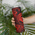 Polynesian Guam Coat of Arms Skinny Tumbler Polynesian Tribal Tattoo Red Version