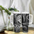 Polynesian Guam Coat of Arms Tumbler With Handle Polynesian Tribal Tattoo Black Version