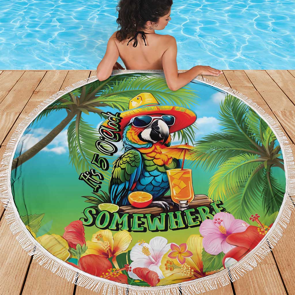 Always 5 O'clock Beach Blanket Hawaiian Tropical Parrot LT9 - Polynesian Pride