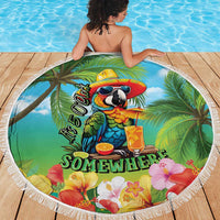 Always 5 O'clock Beach Blanket Hawaiian Tropical Parrot LT9 - Polynesian Pride