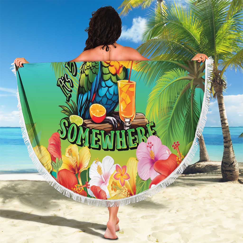 Always 5 O'clock Beach Blanket Hawaiian Tropical Parrot LT9 - Polynesian Pride