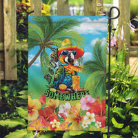 Always 5 O'clock Garden Flag Hawaiian Tropical Parrot LT9 Garden Flag Blue - Polynesian Pride
