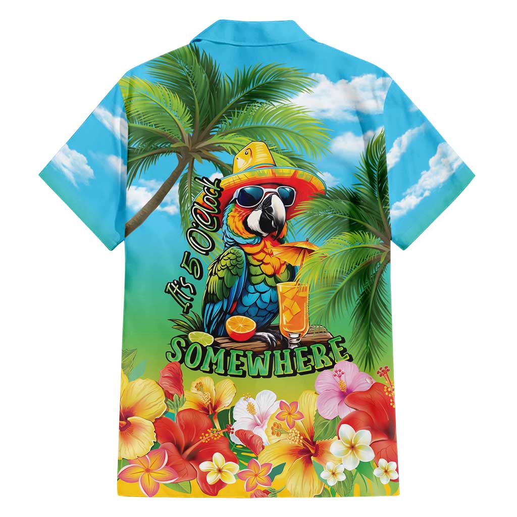 Always 5 O'clock Hawaiian Shirt Hawaiian Tropical Parrot LT9 - Polynesian Pride