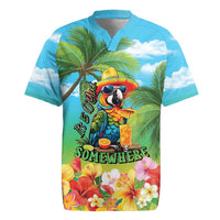 Always 5 O'clock Rugby Jersey Hawaiian Tropical Parrot LT9 Blue - Polynesian Pride