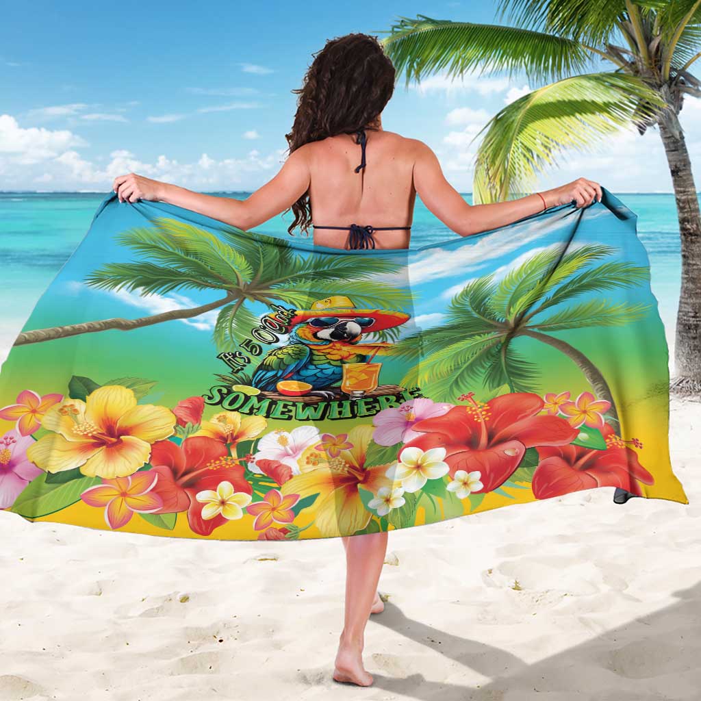 Always 5 O'clock Sarong Hawaiian Tropical Parrot LT9 - Polynesian Pride
