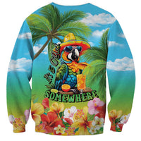 Always 5 O'clock Sweatshirt Hawaiian Tropical Parrot LT9 - Polynesian Pride