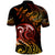 New Zealand Polo Shirt Aotearoa Wisdom Face Maori Fern Tattoo Arty LT9 - Polynesian Pride