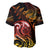 New Zealand Baseball Jersey Aotearoa Kiwi Bird Maori Fern Tattoo Arty LT9 - Polynesian Pride