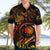 New Zealand Hawaiian Shirt Aotearoa Kiwi Bird Maori Fern Tattoo Arty LT9 - Polynesian Pride