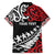 Honour The Treaty New Zealand Personalised Family Matching Short Sleeve Bodycon Dress and Hawaiian Shirt Toitu Te Tiriti Half Fern with Haka dance