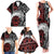 Honour The Treaty New Zealand Personalised Family Matching Tank Maxi Dress and Hawaiian Shirt Toitu Te Tiriti Indigenous Maori Face