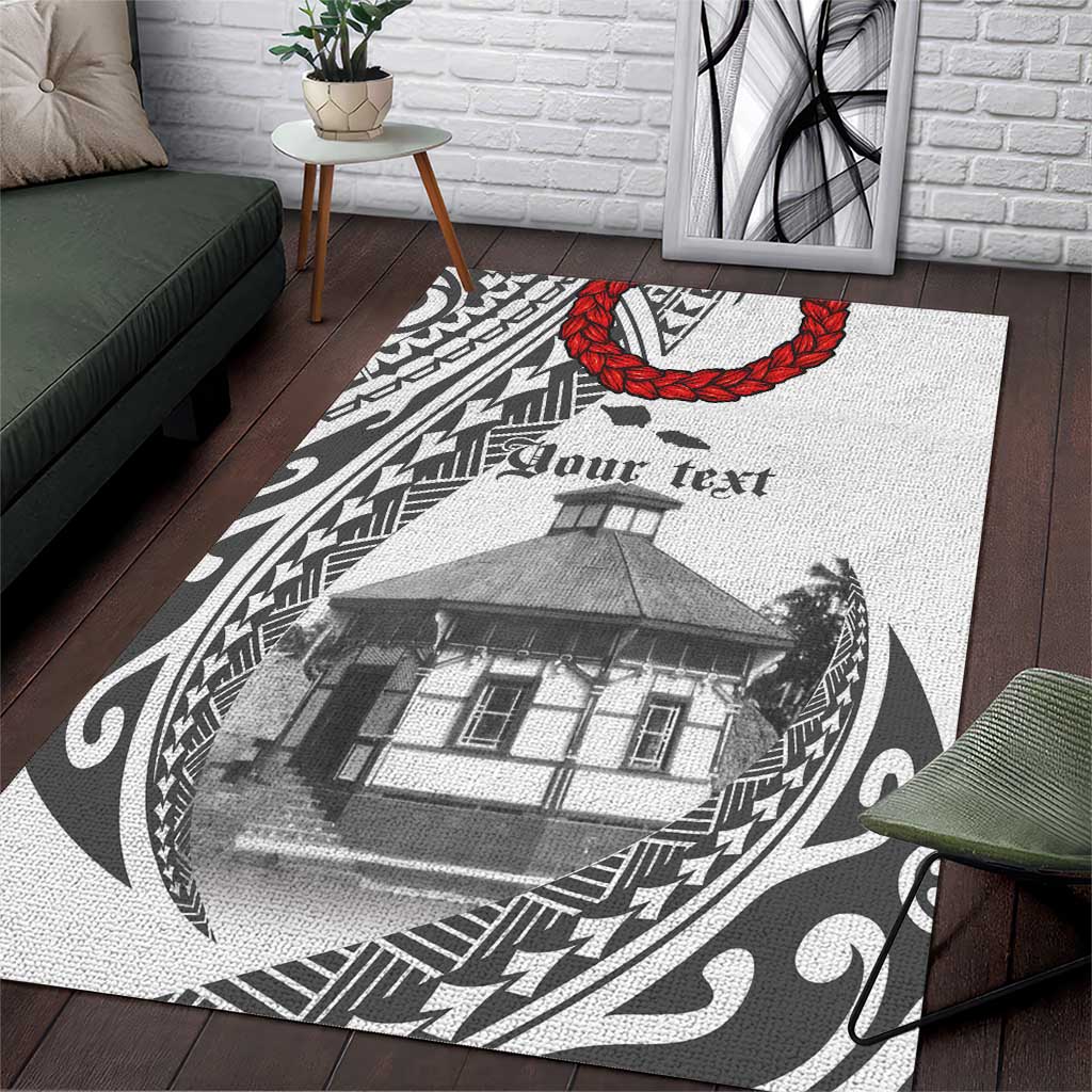 Samoa Mau Movement House Personalised Area Rug Fa'a Samoa The Samoan Way