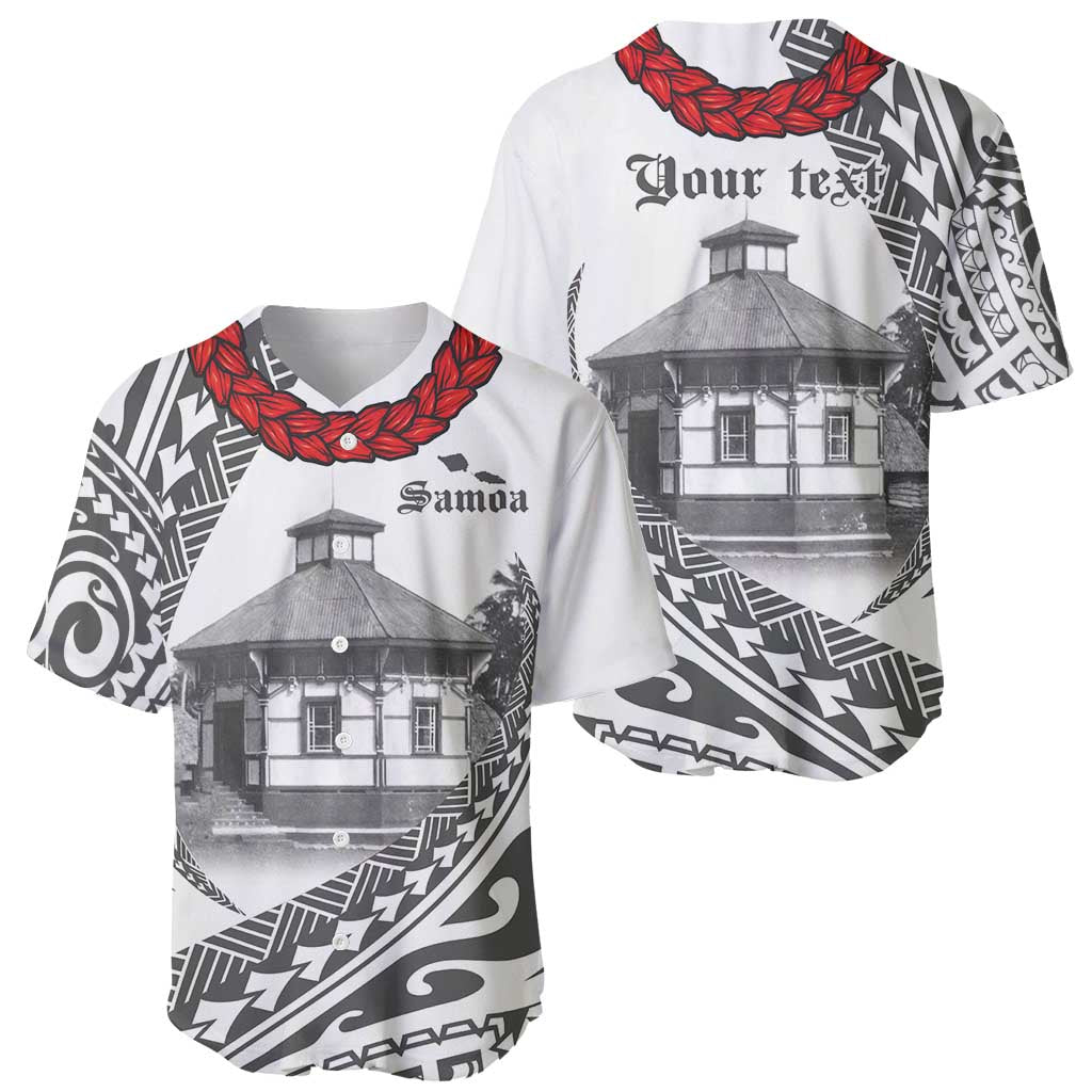 Samoa Mau Movement House Personalised Baseball Jersey Fa'a Samoa The Samoan Way LT9 - Polynesian Pride