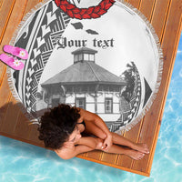 Samoa Mau Movement House Personalised Beach Blanket Fa'a Samoa The Samoan Way LT9 - Polynesian Pride