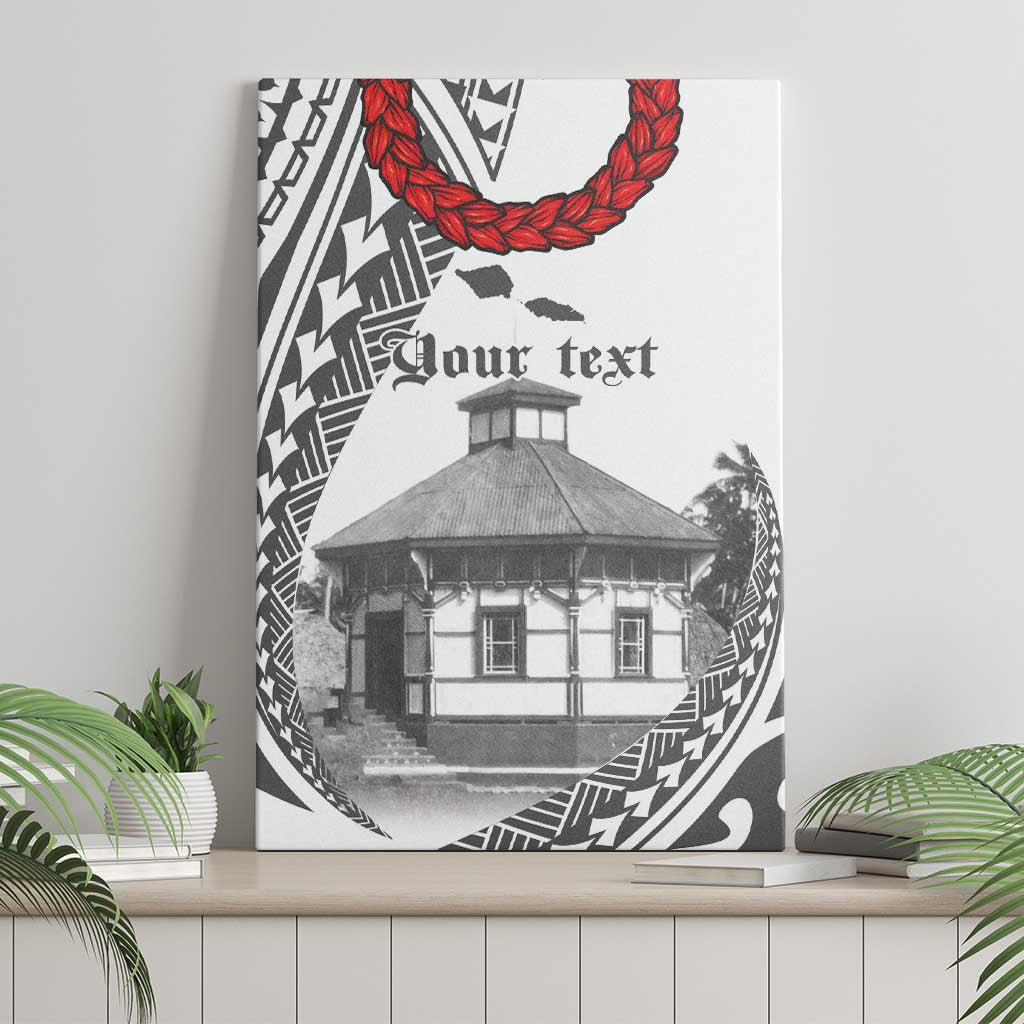 Samoa Mau Movement House Personalised Canvas Wall Art Fa'a Samoa The Samoan Way LT9 - Polynesian Pride