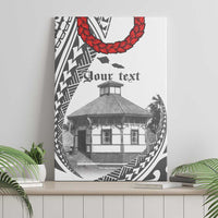 Samoa Mau Movement House Personalised Canvas Wall Art Fa'a Samoa The Samoan Way LT9 - Polynesian Pride