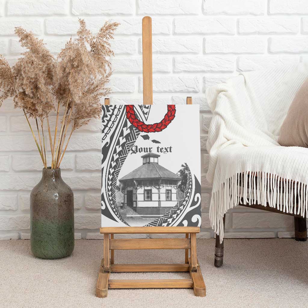Samoa Mau Movement House Personalised Canvas Wall Art Fa'a Samoa The Samoan Way LT9 - Polynesian Pride