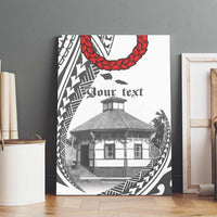 Samoa Mau Movement House Personalised Canvas Wall Art Fa'a Samoa The Samoan Way LT9 - Polynesian Pride
