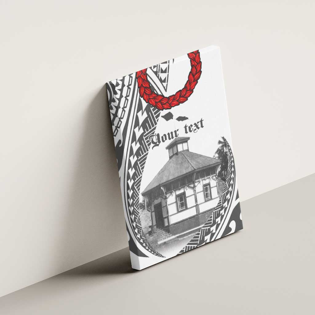 Samoa Mau Movement House Personalised Canvas Wall Art Fa'a Samoa The Samoan Way LT9 - Polynesian Pride
