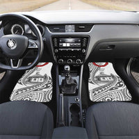 Samoa Mau Movement House Personalised Car Mats Fa'a Samoa The Samoan Way LT9 Set 2pcs - Front White - Polynesian Pride