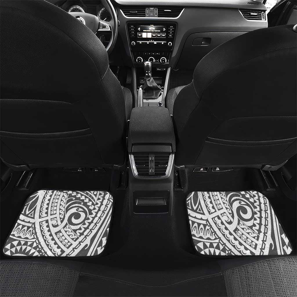 Samoa Mau Movement House Personalised Car Mats Fa'a Samoa The Samoan Way LT9 Set 2pcs - Back White - Polynesian Pride