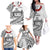 Samoa Mau Movement House Personalised Family Matching Off The Shoulder Long Sleeve Dress and Hawaiian Shirt Fa'a Samoa The Samoan Way