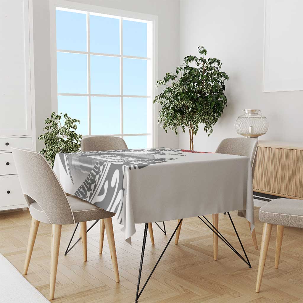 Samoa Mau Movement House Personalised Tablecloth Fa'a Samoa The Samoan Way LT9 - Polynesian Pride