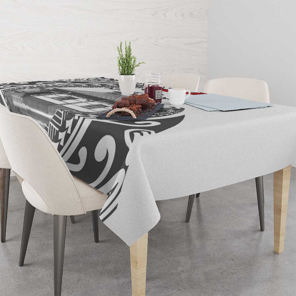 Samoa Mau Movement House Personalised Tablecloth Fa'a Samoa The Samoan Way LT9 - Polynesian Pride