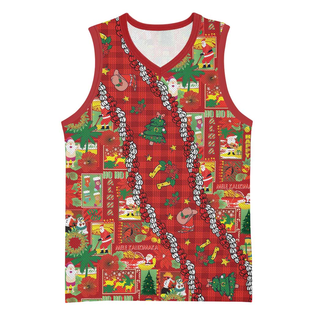 Mele Kalikimaka Pakalana Pikake Lei Basketball Jersey Hawaiian Rodeo Paniolo Omaomao Palaka LT9 Unisex Green - Polynesian Pride