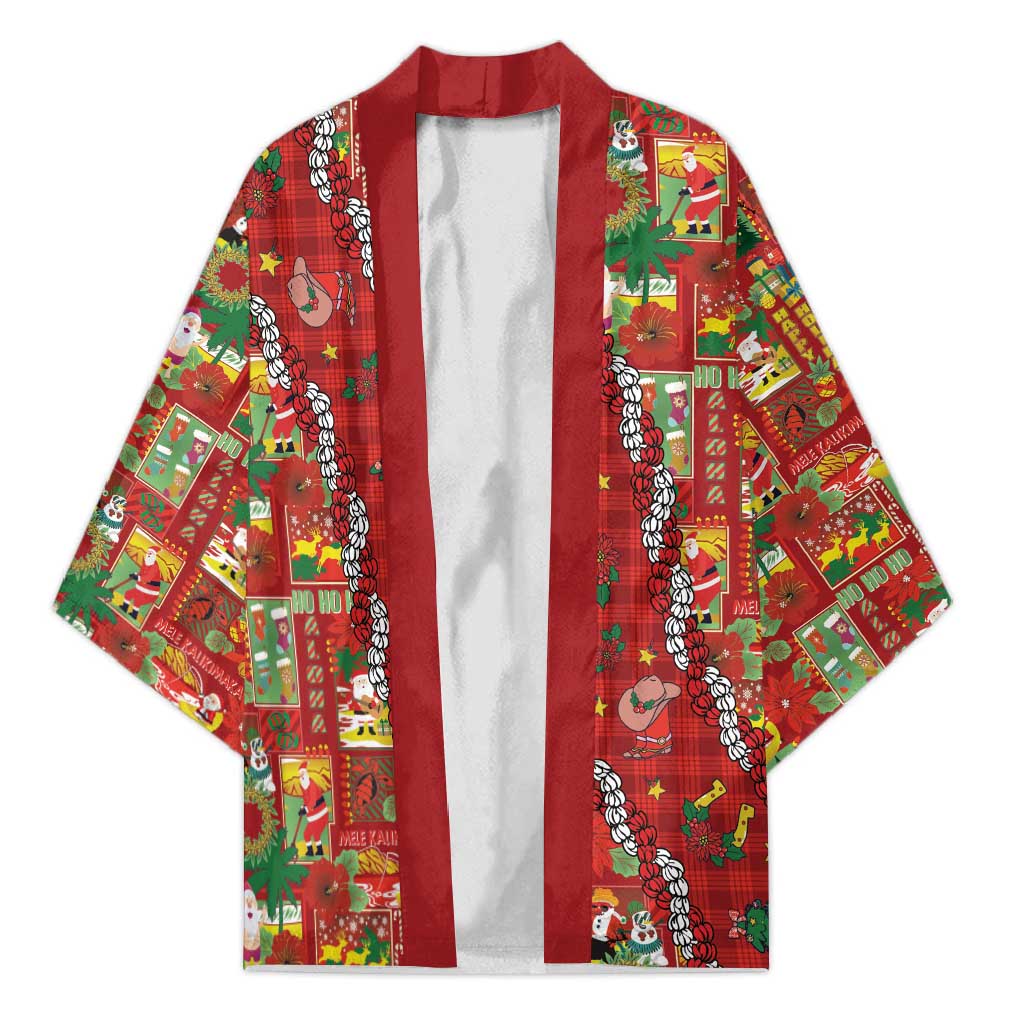 Mele Kalikimaka Pakalana Pikake Lei Kimono Hawaiian Rodeo Paniolo Omaomao Palaka LT9 Unisex Green - Polynesian Pride